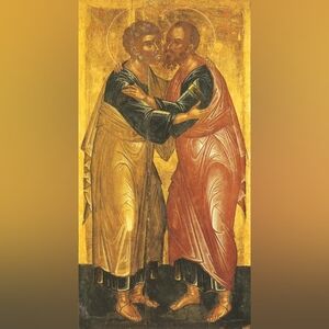 ✠︎ Icon of SS Peter and Paul (Cretan, 15th c.)